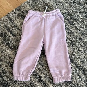 Zara purple lilac 12-18m little toddler girl sweatpants